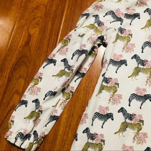 Mayoral Dress Size 10 Zebras and Cheetahs Print - Picture 7 of 10